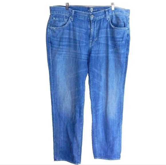 7 for All Mankind Austyn Relaxed Straight Jeans - Picture 1 of 5